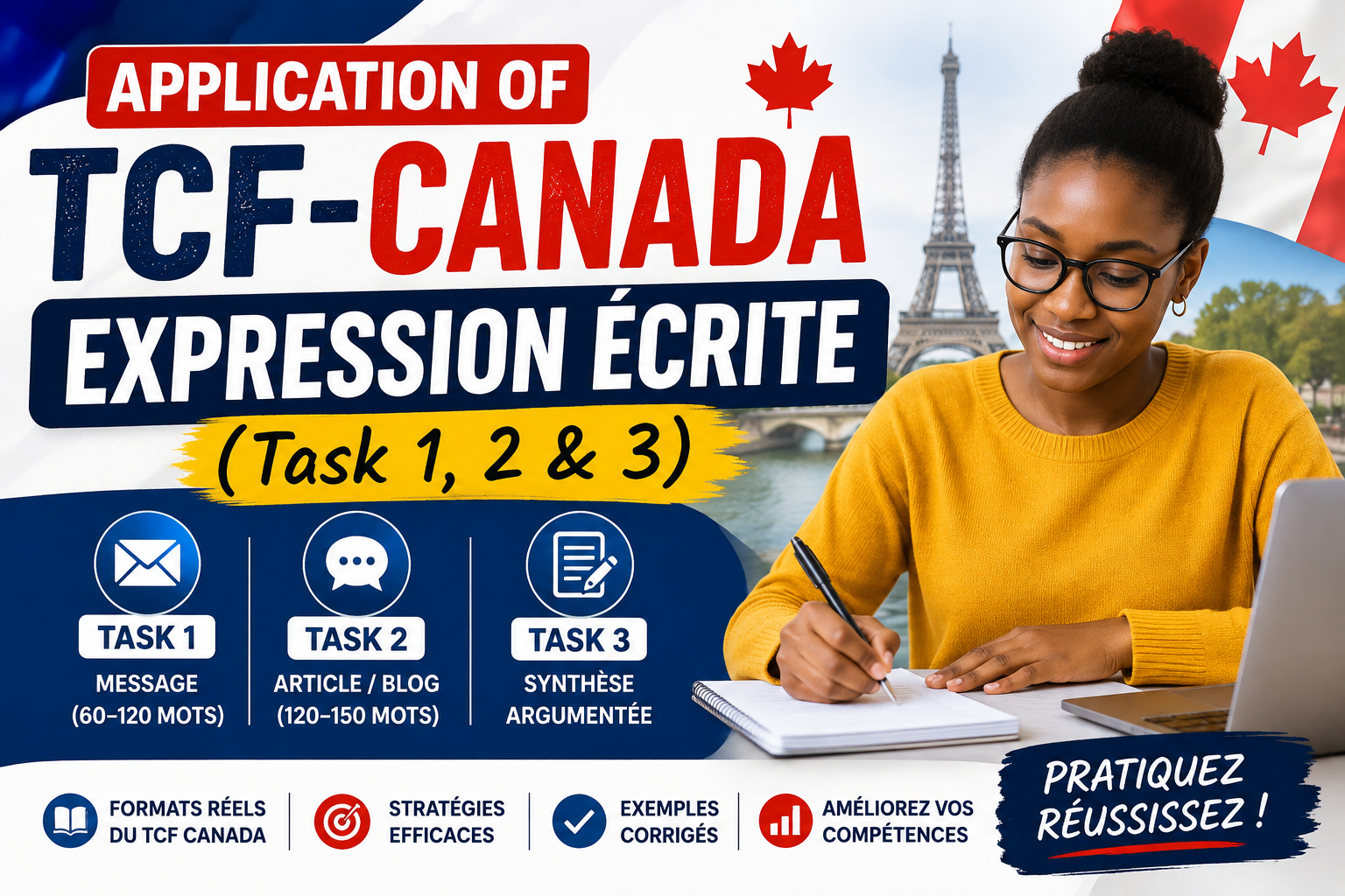 Module 18: Application of Production Ecrite TCF-CANADA