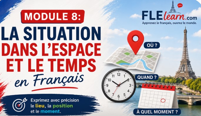 Module 8: La situation dans l'espace et le Temps en Français